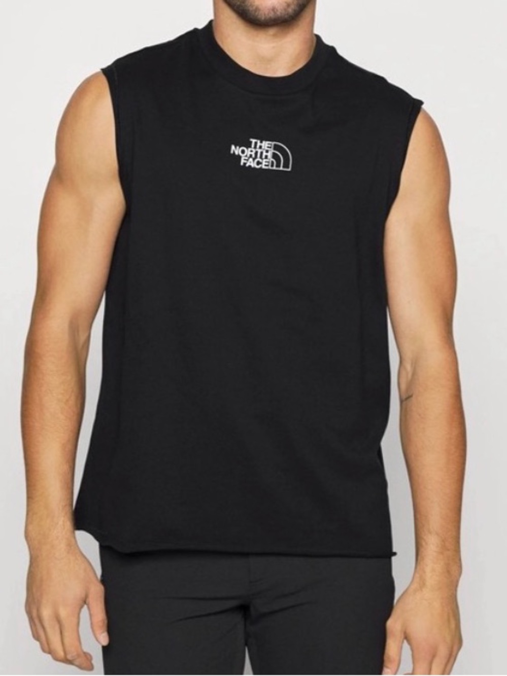 The North Face Men’s Black Sleeveless Logo Tank